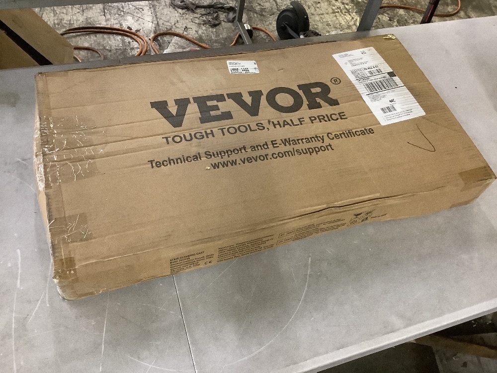 260 lbs. Stair Climbing Cart, Heavy-Duty Folding Dolly with Telescoping Handle, 10 Wheels and 2 Elastic Ropes - Image 2 - Lot 285JF