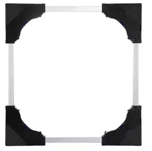 Fridge Stand Mobile Base, 1100 lbs. Capacity, with Locking Wheels and Brakes, Adjustable for Washer, Refrigerator, Dryer - Lot 306JF