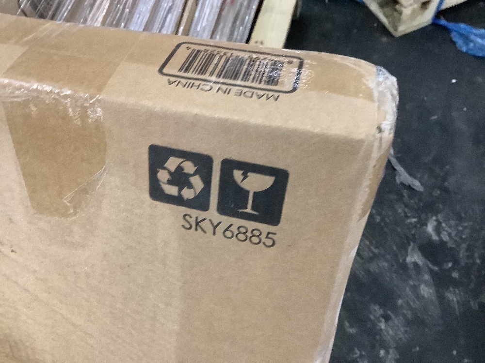 3-Piece Christmas JOY Nativity Yard Decoration w/ Ground Stakes - 46in - Water Damaged Box - Image 3 - Lot 601