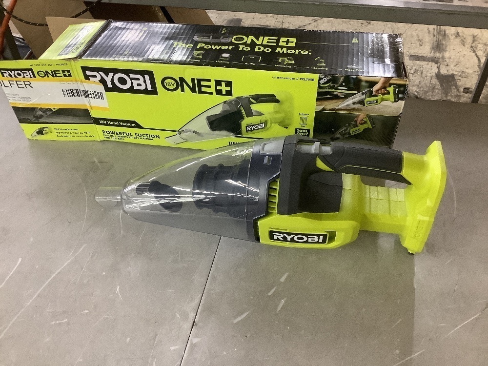 Ryobi ONE+ 18V Cordless Multi-Surface Handheld Vacuum (Tool Only) - Image 1 - Lot 602JF
