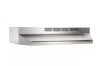 Broan-NuTone 41000 Series 24 in. Ductless Under Cabinet Range Hood with Light in Stainless Steel - Thumbnail 1