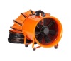 12 in. 2 Fan Speeds Blower Fan in Orange, 33 ft. Duct Hose, 560W Shop Exhaust Blower 2894CFM, Industrial Blower for Dust - Thumbnail 1