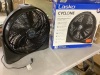 Lasko Cyclone 20 in. 3 Speed Air Circulator Floor Fan for Home in Black with Wall Mount Option, Pivoting Head and Carry Handle - Thumbnail 2