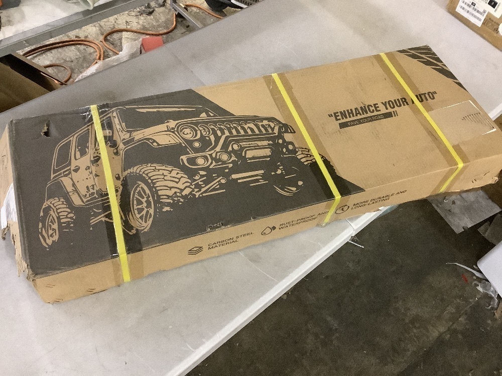 Spare Tire Utility Cargo Basket Tailgate Tray, Universal Fit for 1976-2025 Jeep Wrangler JK JL TJ YJ CJ, 2021-2025 Ford Bronco and RV & SUV, Rear Cargo Rack Luggage Storage Carrier (Bolt-On) - Image 2 - Lot 30JF