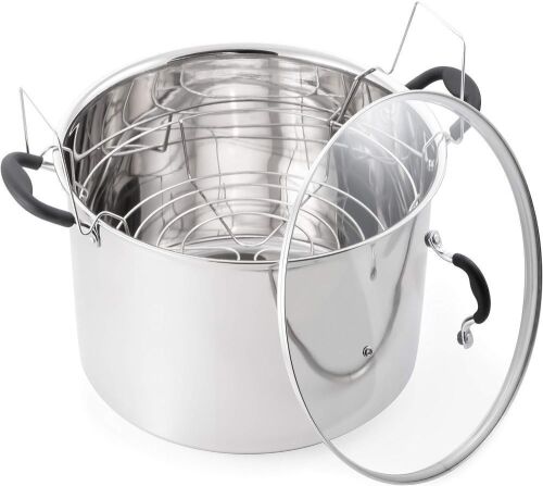 Prep•N•Cook by McSunley 21.5Qt Induction Stainless Steel Water Bath Canner - Lot 192JF