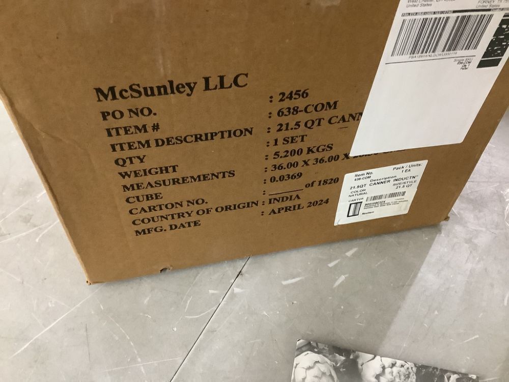 Prep•N•Cook by McSunley 21.5Qt Induction Stainless Steel Water Bath Canner - Image 5 - Lot 192JF