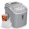 9.4 in. 26.5lb/24H Bullet Ice Countertop Portable Ice Maker in Grey - Thumbnail 1