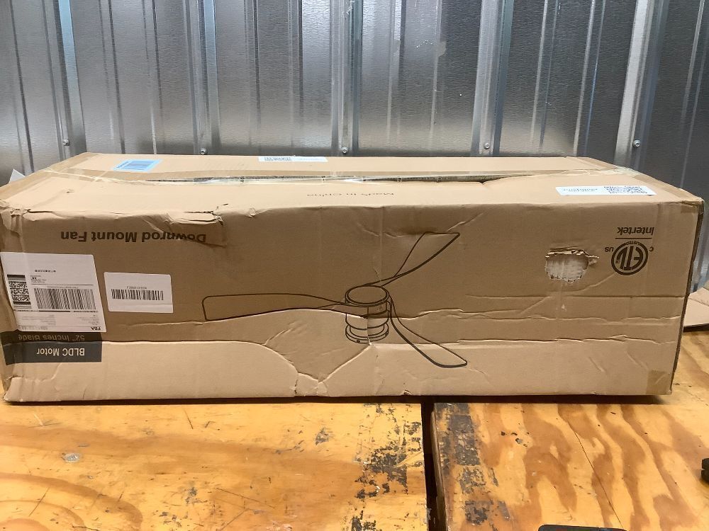 52inch Ceiling Fan with Lights,Flush Mount Wooden Ceiling Fans with Remote Control,Dimmable Light,3 CCT,6 Speeds,Noiseless DC Motor,Ceiling Fan for Bedroom,Living Room,Office,Indoor,Dark Brown - Image 3 - Lot 7792