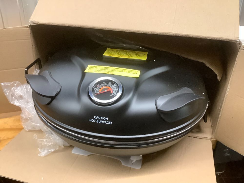 PIEZANO Crispy Crust Pizza Oven by Granitestone – 12 Inch Electric Pizza Oven Indoor Countertop Maker with Ceramic Stone Heats up to 800˚F for Stone Baked Pizzeria Style at Home As Seen on TV Products - Image 2 - Lot 7799