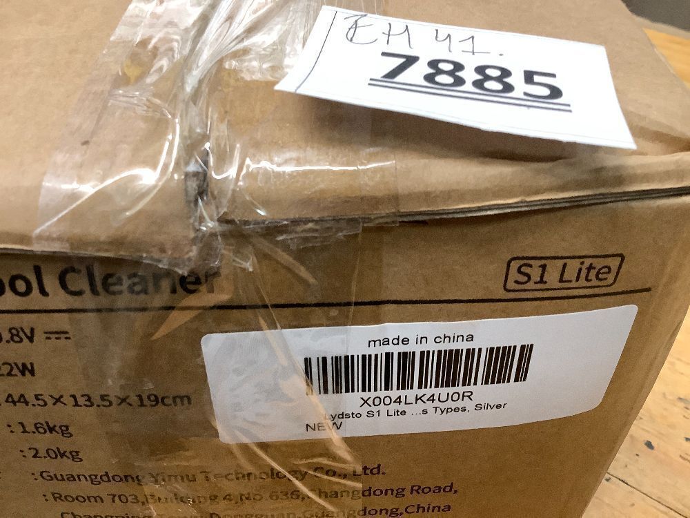 Lydsto S1 Lite Cordless Spa Hot Tub Vacuum Cleaner – 90-Min Runtime, Powerful 20W Brushless Motor, Includes 3 Aluminum Poles, Lightweight Handheld Pool Vacuum to Clean Small Debris Types, Silver - Image 2 - Lot 7885