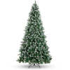 Pre-Decorated Christmas Tree w/ Pinecones, Flocked Branch Tips - Thumbnail 1