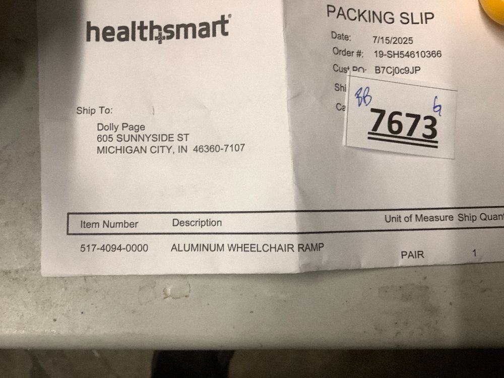 DMI Retractable Lightweight Portable Wheelchair Ramps - Image 3 - Lot 8069