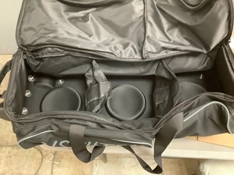 2-3 Ball Bowling Bag with Wheels, Rolling Trolley Bowling Bags with Large Separate Shoe Compartment and Oversized Accessory Pocket - Image 3 - Lot 8078