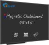 XBoard Magnetic Chalkboard Blackboard 48 x 36, Chalk Board/Black Board with 2 Magnets, Black Aluminium Frame - Thumbnail 1