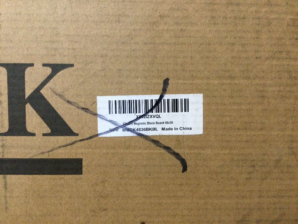 XBoard Magnetic Chalkboard Blackboard 48 x 36, Chalk Board/Black Board with 2 Magnets, Black Aluminium Frame - Image 5 - Lot 8201