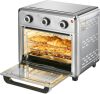 Panana Compact Airfryer Toaster Oven, 1400W 21QT with 6-in-1 Multifunctions and Wide Temperature Range, Air Fryer Oven with 60-Minute Timer/Auto-Off, Stainless Steel Countertop - Thumbnail 1