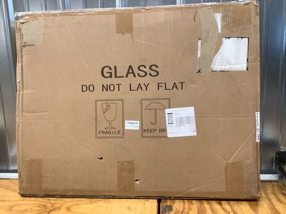 Dulepax RV Exit Window, 30'W x 22' H, Black Tinted Tempered Glass, RV Emergency Exit with Net Screen & Trim Ring - Image 2 - Lot 6665