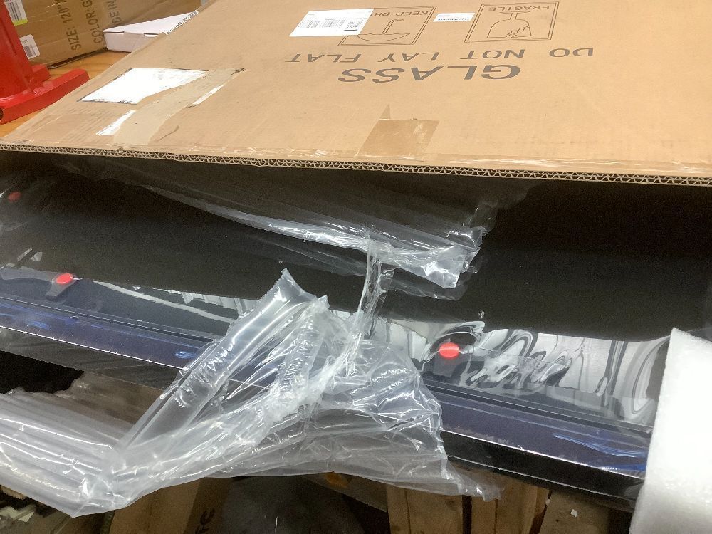 Dulepax RV Exit Window, 30'W x 22' H, Black Tinted Tempered Glass, RV Emergency Exit with Net Screen & Trim Ring - Image 4 - Lot 6665