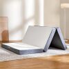 Sweetnight Tri Folding Mattress - 4-inch Foldable Mattress with a Collapsible and Washable Cover | Medium-Firm with Non-Slip Design | Suitable for RV, Camping, Guest （Queen (U.S. Standard) - Thumbnail 1