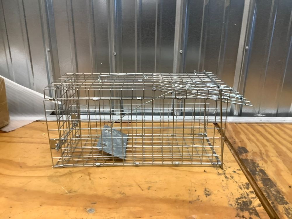 Humane Animal Trap Large Live Cat Cage, Folding Heavy Duty Trap Cage Catch Release - Image 2 - Lot 6689