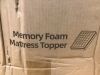 Elemuse Dual layer memory foam mattress topper Full - Thumbnail 4