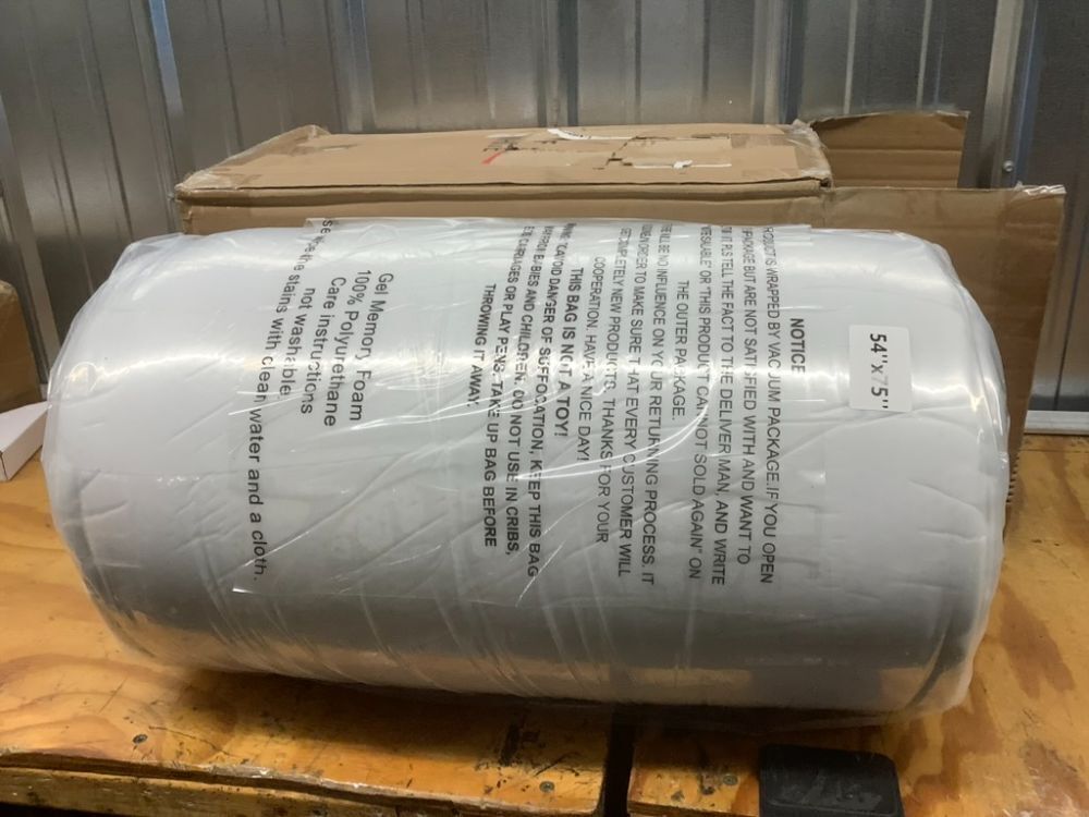 Elemuse Dual layer memory foam mattress topper Full - Image 5 - Lot 6695