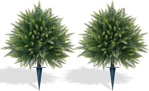 Artificial Trees with Ground Spikes - Lot 6699