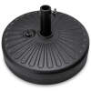Plastic Patio Umbrella Base Pole Holder Accessory w/ Adjustable Knob - Thumbnail 1