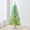 Best Choice Products 4ft Pre-lit Christmas Tree, Artificial Mini Tree Perfect for Kids, Apartments, Bedroom with Twinkling LED Lights - Sage Green - Thumbnail 1