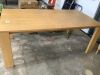 Large Solid Wood Extendable Dining Room Table - Thumbnail 1