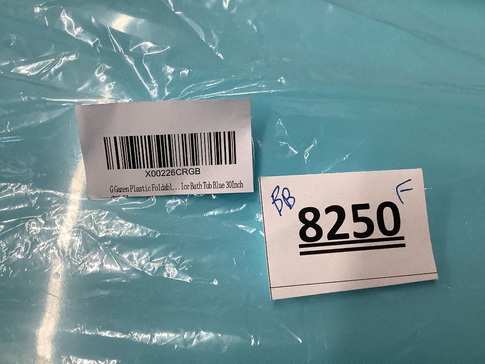 G Ganen Plastic Foldable Bathtub for Shower Portable Ice Bath Tub Blue 30Inch - Image 4 - Lot 8250