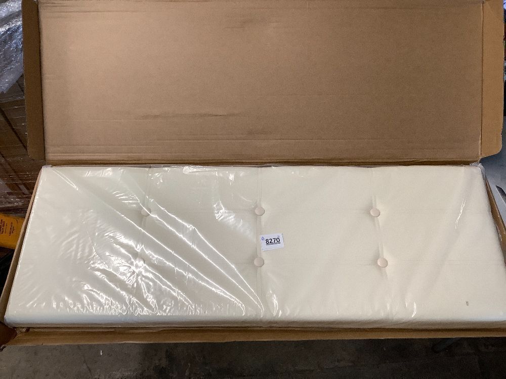 DocSafe Storage Ottoman Bench,Fireproof＆Waterproof Folding Bench with Lock(15”x 43”x15”),Leather Storage Chest with Handles＆2 Extra Boxes,Ottoman Safe for Bedroom,Living Room,Home Office,Beige - Image 3 - Lot 8270