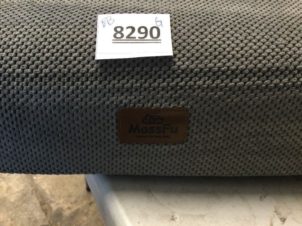 MASSFU Gray Curved Dog Stairs Ramp for High Beds 22.8" H, 4-Step Dog Steps for Small Dogs and Cats, Pet Stairs for High Bed Climbing, Non-Slip Balanced Pet Step - Image 3 - Lot 8290