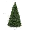 Unlit Artificial Green Spruce Christmas Tree, w/ Easy Assembly - Thumbnail 2