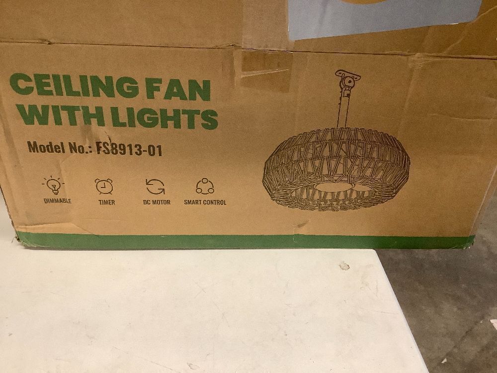 20" Outdoor Ceiling Fans with Lights for Patios, Waterproof Plug in Ceiling Fan with Remote, 3CCT Dimmable, Reversible, Gazebo Fan with Hanging Hook for Canopy, Pergola, Porch - Image 4 - Lot 2580