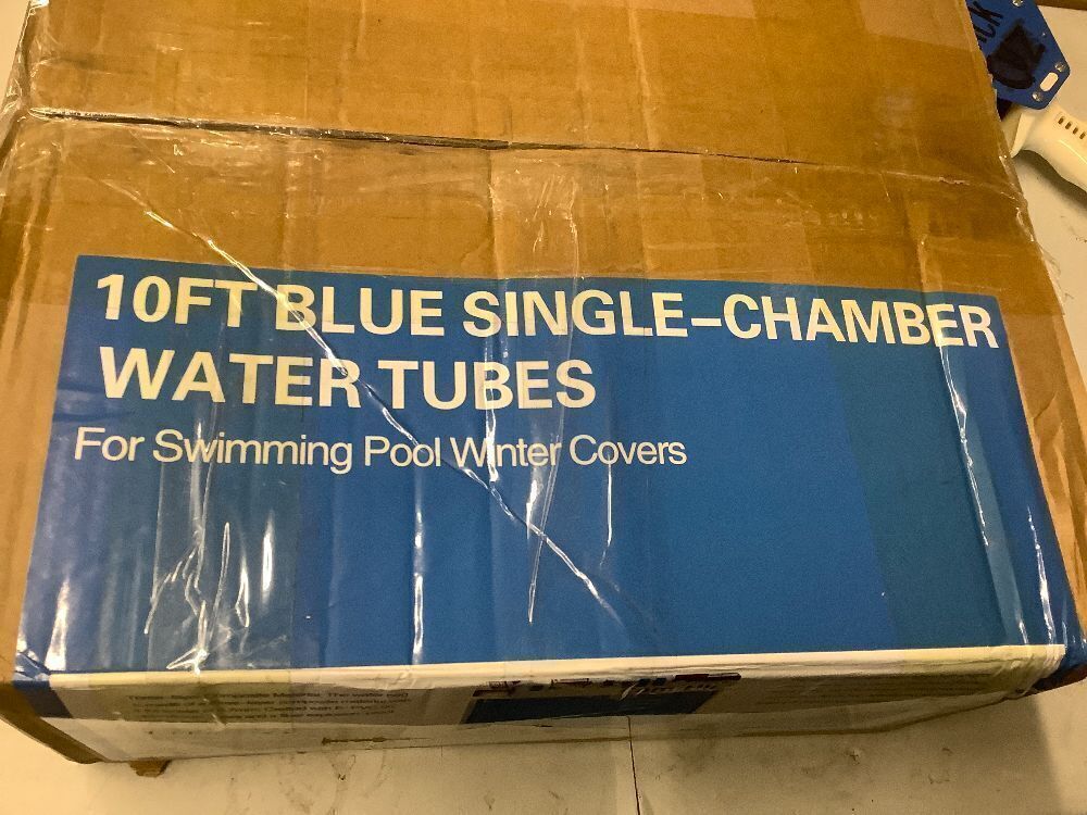 0.7mm 10FT Pool Water Bags Heavy Duty Water Tubes for Pool Cover Weights inground Blue Swimming Pool Cover Winter Water Tubes 6 Pack Three-Layer Composite Material - Image 3 - Lot 2581