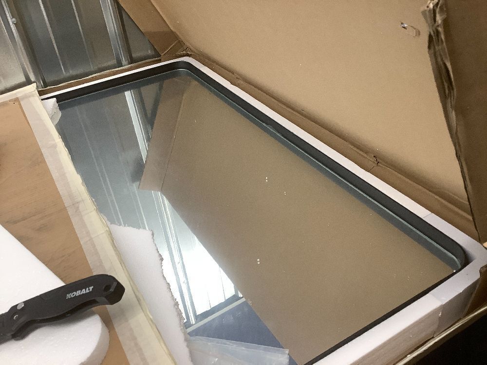 30X36 Inch Black Metal Framed Bathroom Mirror - Image 6 - Lot 4287