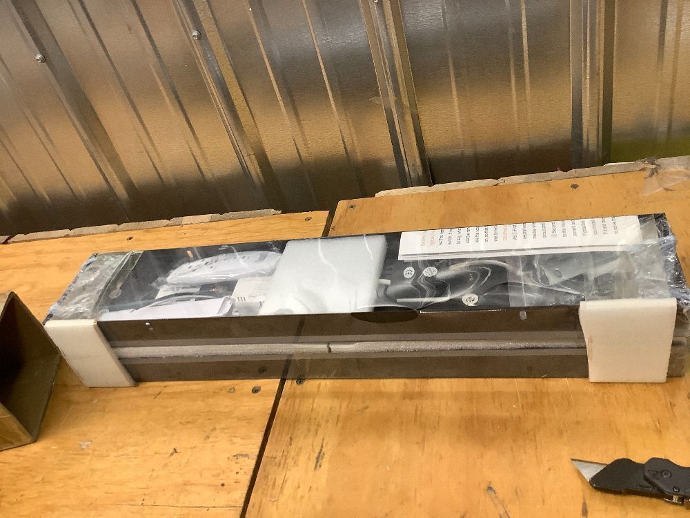 Levxhotty Upgraded 24inch 2pcs Modern Wall Light, 4.33 Inch Wide Dimmable Linear Wall Sconce, Waterproof IP65, Black LED Long Outdoor Lights for Garage, Front Door, Exterior Wall Lights - Image 2 - Lot 8062