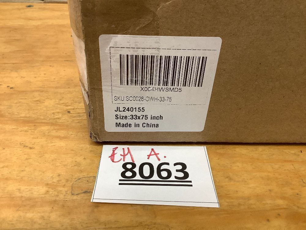 Joydeco No Drill Zebra Blinds for Windows, Cordless Day & Night Dual Sheer Roller Shades, Easy Installation, Free-Stop Lift System, Light Filtering Privacy Blinds for Home(White,33" W x 75" H) - Image 4 - Lot 8063