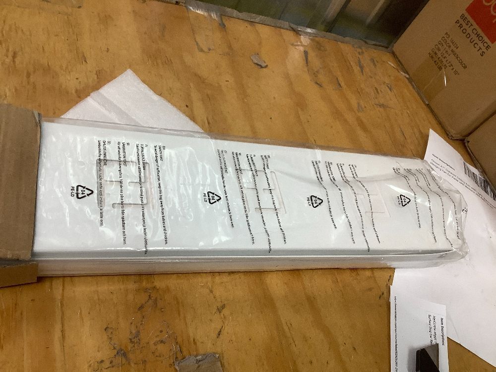 Wall Mounted Clothes Drying Rack 40 inches, Foldable Wall Mount Laundry Rack Folding Indoor, Drying Rack Clothing Collapsible, Hidden Space Saver with Wall Template, 6 Rods, White - Image 2 - Lot 8064