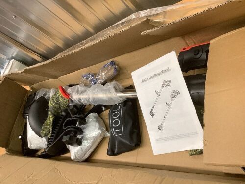 ALSO GO Cordless Weed Wacker, 2 - 21V Batteries - Lot 8066