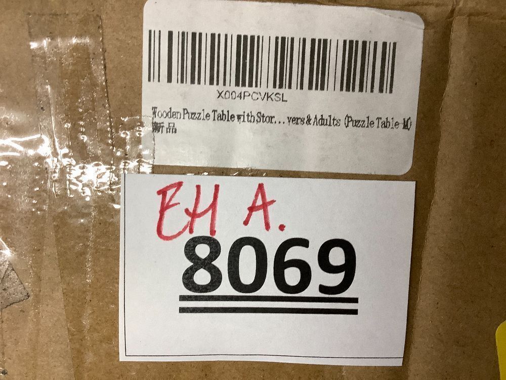 Wooden Puzzle Table with Storage (Puzzle Table M) - Image 3 - Lot 8069