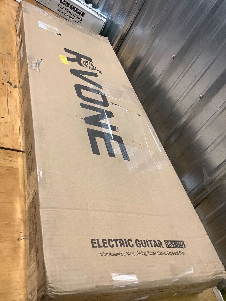 RST-150 39" Beginner Electric Guitar Kit with Amp & HSS Pickups | Complete Starter Set for Newcomers w/Essentials | Gig Bag, Extra Strings, Digital Tuner, Capo, Strap | Home Practice (Black) - Image 6 - Lot 8077