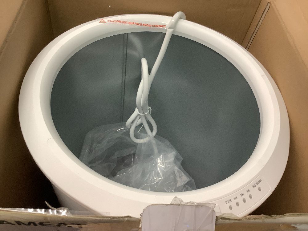 SAMEAT Heated Towel Warmers for Bathroom - Large Towel Warmer Bucket, Wood Handle, Auto Shut Off, Fits Up to Two 40"X70" Oversized Towels, Best Ideals - Image 2 - Lot 8082