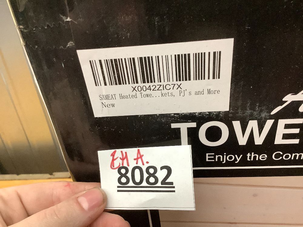 SAMEAT Heated Towel Warmers for Bathroom - Large Towel Warmer Bucket, Wood Handle, Auto Shut Off, Fits Up to Two 40"X70" Oversized Towels, Best Ideals - Image 5 - Lot 8082