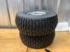2-Pack 15x6.00-6 Tire and Wheel Assembly, Replacement Riding Lawn Mower Front Tires - Thumbnail 1