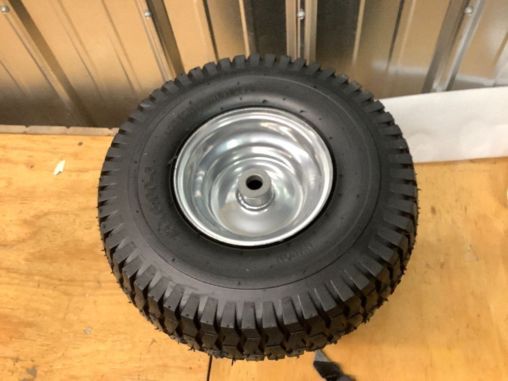 2-Pack 15x6.00-6 Tire and Wheel Assembly, Replacement Riding Lawn Mower Front Tires - Image 2 - Lot 8088