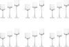 6 Sets (18 Pcs) Candlestick & Tealight Candle Holders Tall High Elegant Clear Glass Tealight Holder Suitable for Candles Under 6cm (2.36") in Diameter Fit Home Party Wedding Table Centerpiece Decor - Thumbnail 1