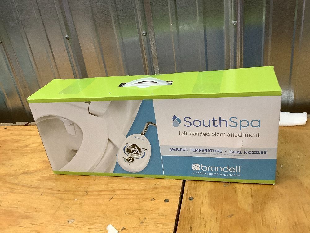 Brondell Bidet Left Hand Bidet Attachment SouthSpa Dual Nozzle - control panel on left side - Dual Positionable Nozzles for front and rear wash, LH-12 - Image 3 - Lot 8108