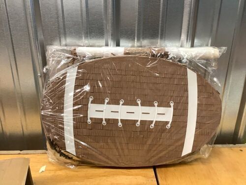 Football Piñata for Birthday Decoration Football Piñata with Bat and Eye Mask for Boys Sports Birthday Party Supplies - Lot 8117